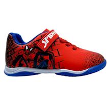 Chuteira Infantil Marvel Homem Aranha Com Elastico e tiras autocolantes Chuteira Infantil Marvel Homem Aranha Com Elastico e tiras autocolantes