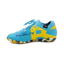 Chuteira Infantil Menino Futsal Penalty RX Locker Y-3 Azul