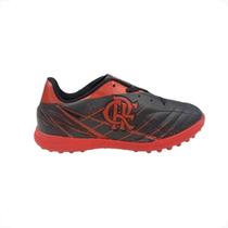 Chuteira Infantil OXN Flamengo Society Avanti 3 Pvc