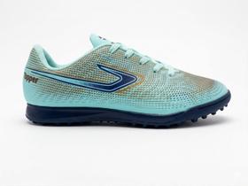 Chuteira Infantil Society Topper Slick IV - Azul/Marinho Chuteira Infantil Society Topper Slick IV - Azul/Marinho