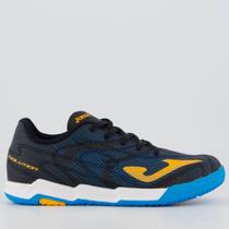 Chuteira Joma Evolution Futsal Juvenil Preta e Azul Chuteira Joma Evolution Futsal Juvenil Preta e Azul