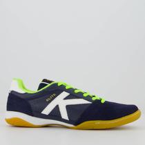 Chuteira Kelme Elite Futsal Marinho e Verde