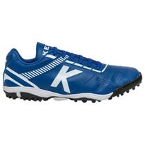 Chuteira Kelme Fuerza Society Masculino - Azul e Branco