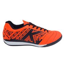 Chuteira Kelme Sin Improove Society Infantil - Laranja e Preto