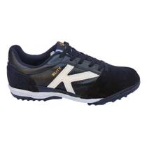 Chuteira Kelme Society Elite Tf Couro Preto