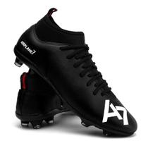 Chuteira Masculina de Campo Profissional Sola Costurada Super Resistente