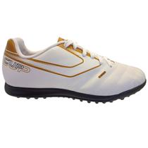 Chuteira Masculina Futebol Society Topper Cup VIII Cor:BrancoTamanho:39 Chuteira Masculina Futebol Society Topper Cup VIII Cor:BrancoTamanho:39