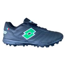 Chuteira masculina lotto de couro legitimo futebol society