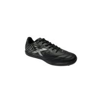 Chuteira Masculina OXN EXPRESS FIT 3 INDOOR PRETO/PRATA