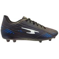 Chuteira Masculino Futebol Campo Adulto Rayve Esportivo Cor:Preto/AzulTamanho:39