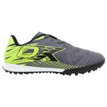 Chuteira oxn dynamic 4 society pro pvc adulto - grafite/lima/preto