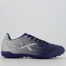 Chuteira OXN Dynamo Fit Society Masculina Azul Marinho/Cinza