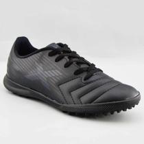 Chuteira oxn spartak ii society pro pvc infantil - preto/grafite/preto