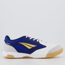 Chuteira Penalty Futsal Max 400 Y-1 Branca e Azul Chuteira Penalty Futsal Max 400 Y-1 Branca e Azul