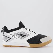 Chuteira Penalty Max Evolution Futsal Branca e Preta