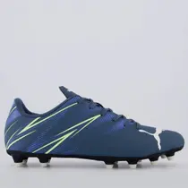 Chuteira Puma Attacanto FG/AG BDP Campo Cinza