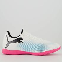 Chuteira Puma Future 7 Play IT Futsal Branca Chuteira Puma Future 7 Play IT Futsal Branca