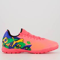 Chuteira Puma Future 7 Play Neymar Jr NJR TT BDP Society Rosa