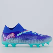 Chuteira Puma Future 7 Pro Campo Azul