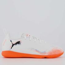 Chuteira Puma Future 8 Play IT Futsal Juvenil Branca