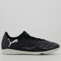 Chuteira Puma Future 8 Play IT Futsal Preta e Verde Chuteira Puma Future 8 Play IT Futsal Preta e Verde