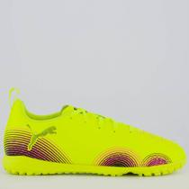 Chuteira Puma Future 8 Play TT Society Juvenil Amarela