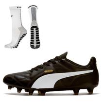 Chuteira Puma King FG Campo + Meia Antiderrapante