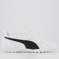 Chuteira Puma King TT BDP Society Branca Chuteira Puma King TT BDP Society Branca
