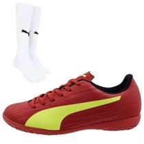 Chuteira Puma Rapido III IT Futsal + Meião Puma