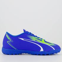 Chuteira Puma Ultra Play TT BDP Society Azul