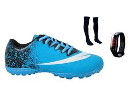 Chuteira Society Colada e Costurada Adulto Infantil com MEIÃO RELOGIO Chuteira Society Colada e Costurada Adulto Infantil com MEIÃO RELOGIO