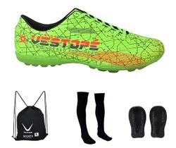 Chuteira Society Futebol Vestope Faster Adulto Juvenil BMC A3