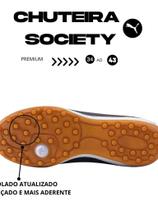 Chuteira Society FUTURE Grama Sintetica Profissional Solado Costurado NAO ESCORREGA Reforçada