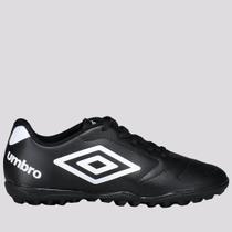 Chuteira Society Juvenil Umbro Class 2.2 - Preto+Branco