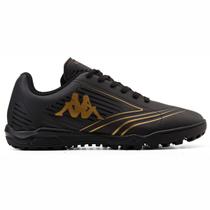 Chuteira Society Kappa Tiro Unissex Preto Dourado Chuteira Society Kappa Tiro Unissex Preto Dourado