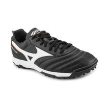 Chuteira Society Masculina Mizuno Morelia Classic As Preta