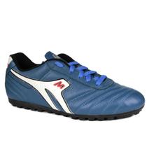 Chuteira Society Mathaus Azzurra S29 em couro Masculino