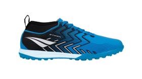 Chuteira Society Penalty Storm Y-3 Azul/Branco/Preto