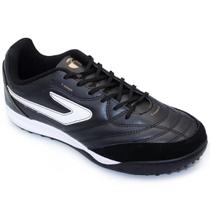 Chuteira Society Topper Maestro Td IV - Preto e Branco Chuteira Society Topper Maestro Td IV - Preto e Branco