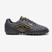 Chuteira Society Umbro Class Footballer Cor: Preto E Dourado - Tamanho: 39