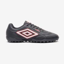 Chuteira Society Umbro Class Footballer Cor: Preto E Vermelho - Tamanho: 42