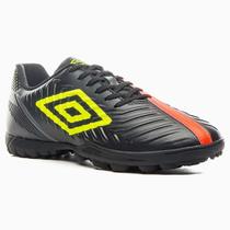 Chuteira Society Umbro Fifty IV Masculina - Preto e Verde