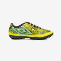 Chuteira Society Umbro Orbit Infantil Cor: Amarelo E Preto - Tamanho: 31