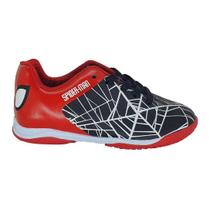 Chuteira Spider Man Futsal Confortável Menino Infantil Dray 4060