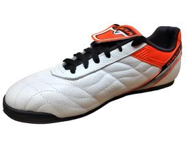 Chuteira Tenis Futebol Society De Couro Chuteirinha Com Biqueira Modelo Masculina Feminina Unissex