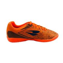 Chuteira Tênis Futsal Dray 203 Laranja/Marinho Infantil sola laranja 2233301