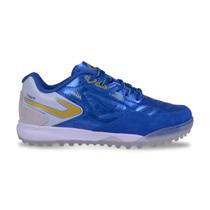 Chuteira Topper Dominator Club V 82 Society Azul Branco Masc Chuteira Topper Dominator Club V 82 Society Azul Branco Masc