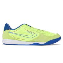 Chuteira Topper Futsal Letra IV Verde Branco e Azul - Masculino Chuteira Topper Futsal Letra IV Verde Branco e Azul - Masculino