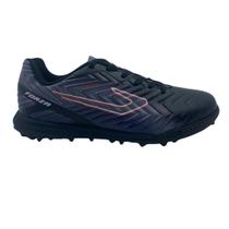 Chuteira Topper Society Masculina Forza Preta com Cinza