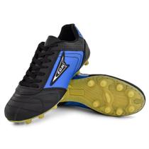 Chuteira trava fixa-society-soccer couro soft EGM 557B Chuteira trava fixa-society-soccer couro soft EGM 557B